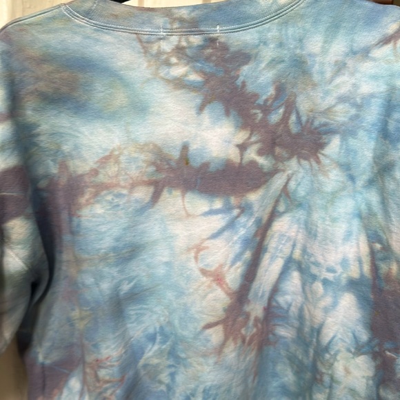 Anna Joyce Womens Sweatshirt Size Medium Hand Dyed Pure Cotton Handmade Portland - Picture 5 of 5